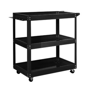 Tool Cart 3-Tier Trolley Workshop Garage Storage Organiser