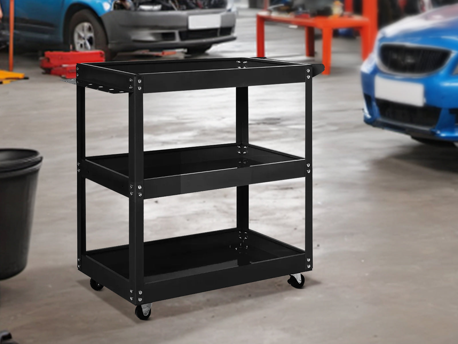 Ds Tool Cart 3 Tier Trolley Workshop Garage Storage Organiser Pr71974 Diesel Pumps Nz Depot 7 - Nz Depot