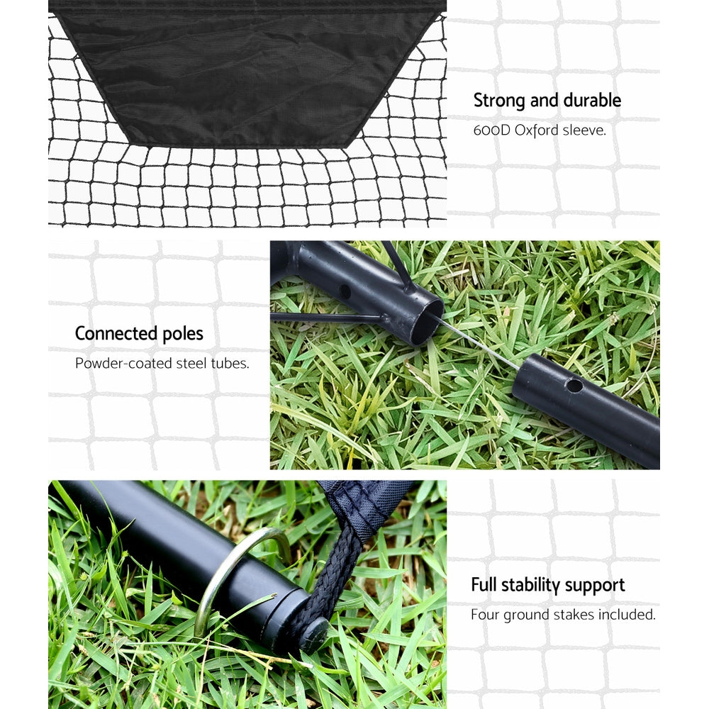 Everfit Portable Soccer Rebounder Net Volley Training Football Goal Xl Pr12787 Soccer Nz Depot 3 - Nz Depot