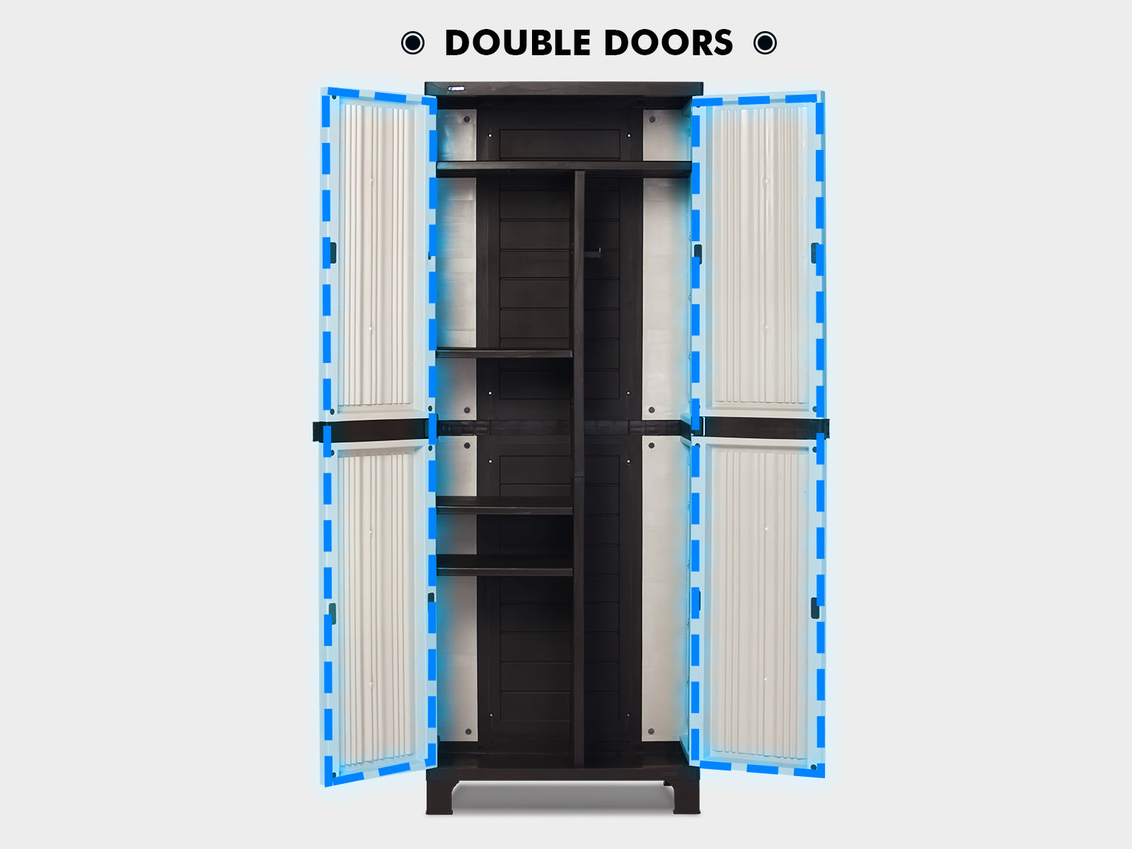 Full Outdoor Storage Cabinet Pr7070 Storage Cabinets Nz Depot 3 - Nz Depot