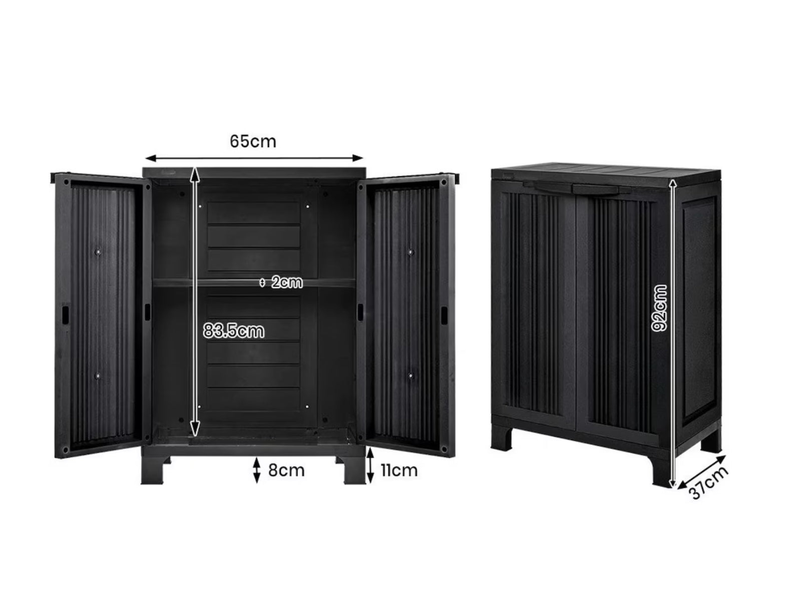 Half Outdoor Storage Cabinet Pr7067 Storage Cabinets Nz Depot 9 - Nz Depot