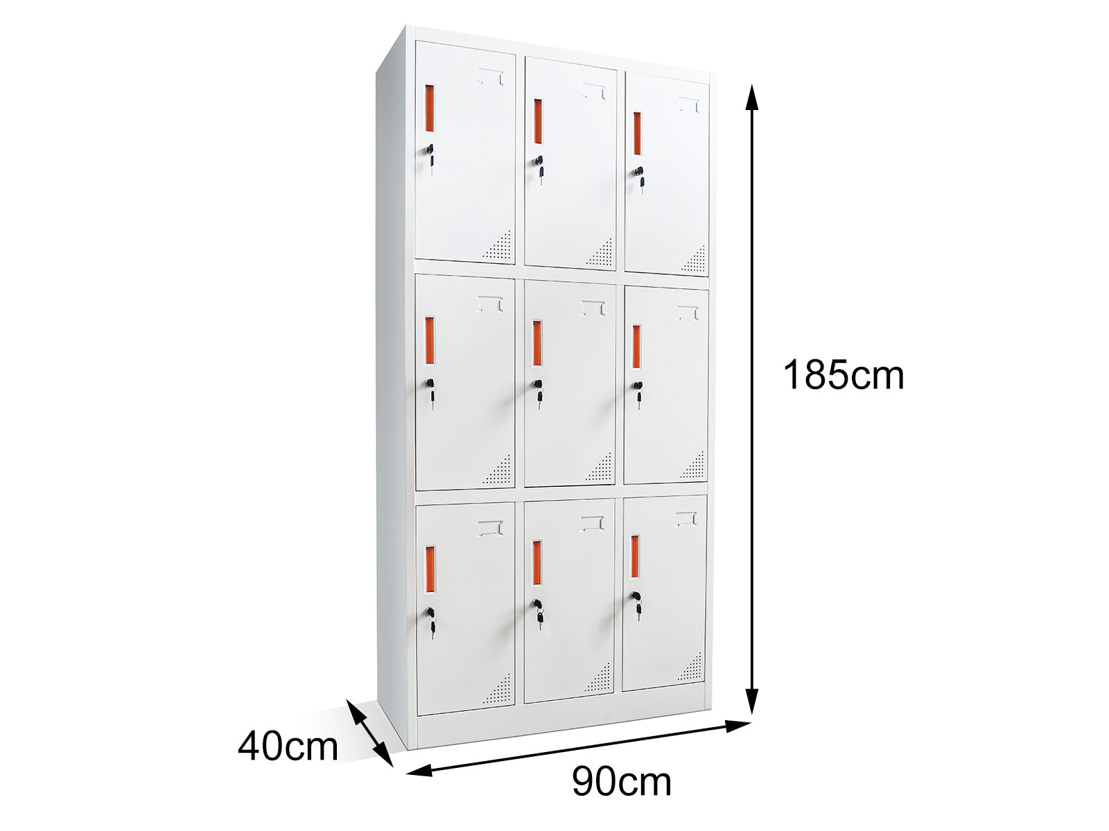 Locker 9 Doors Nw Pr9125 Lockers Nz Depot 6 - Nz Depot