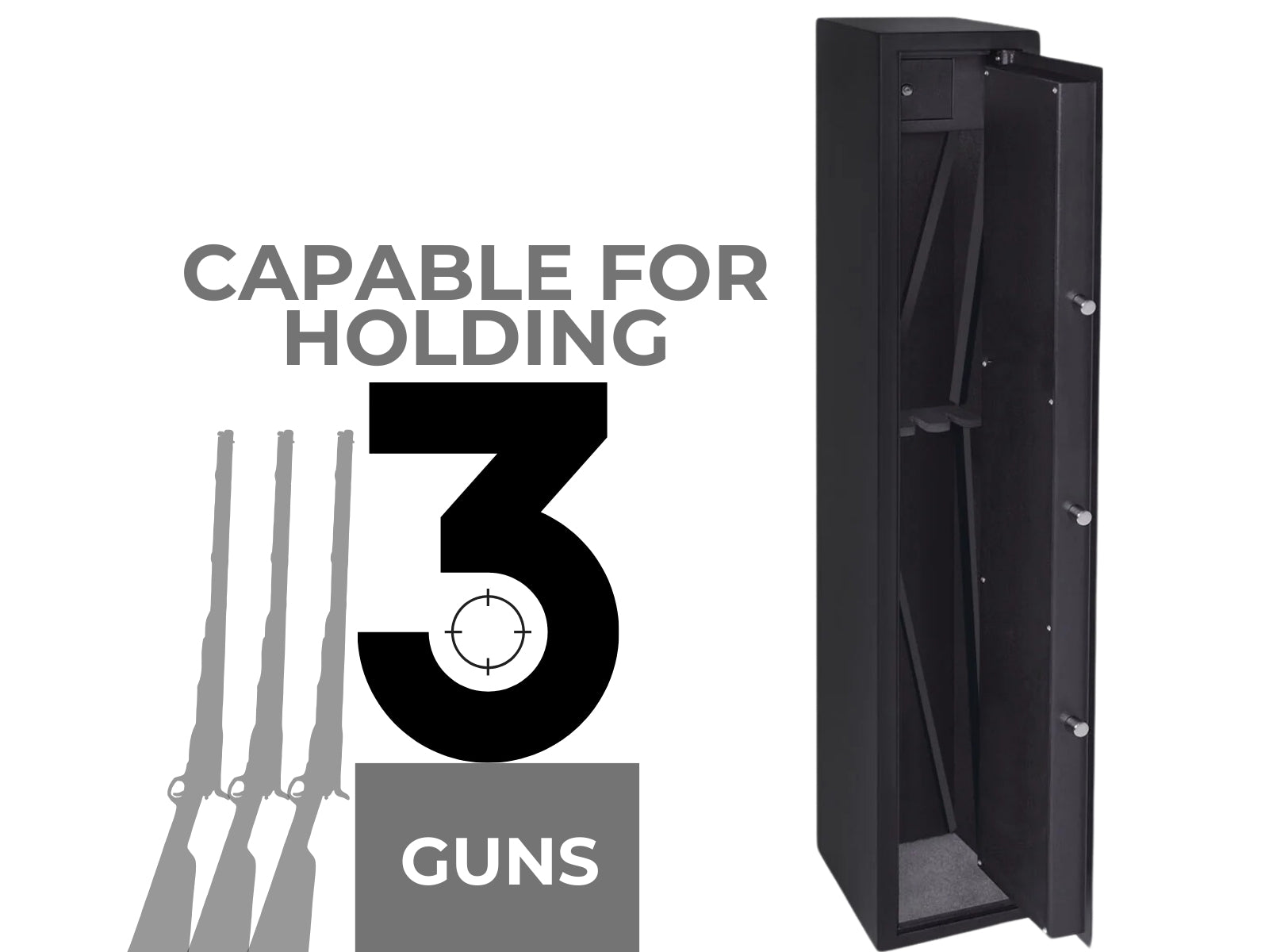 New Gun Safe Cabinet 3 Guns PR65641 Gun Safe NZ DEPOT 4 1