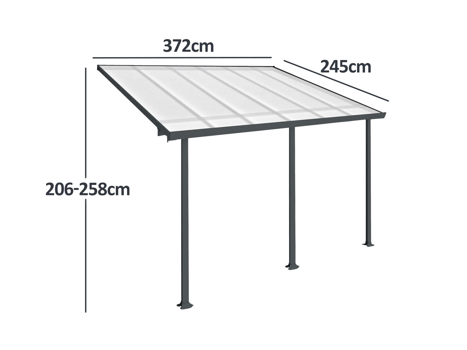 Patio Canopy 12X8Ft Pr7131 Patio Nz Depot 3 - Nz Depot