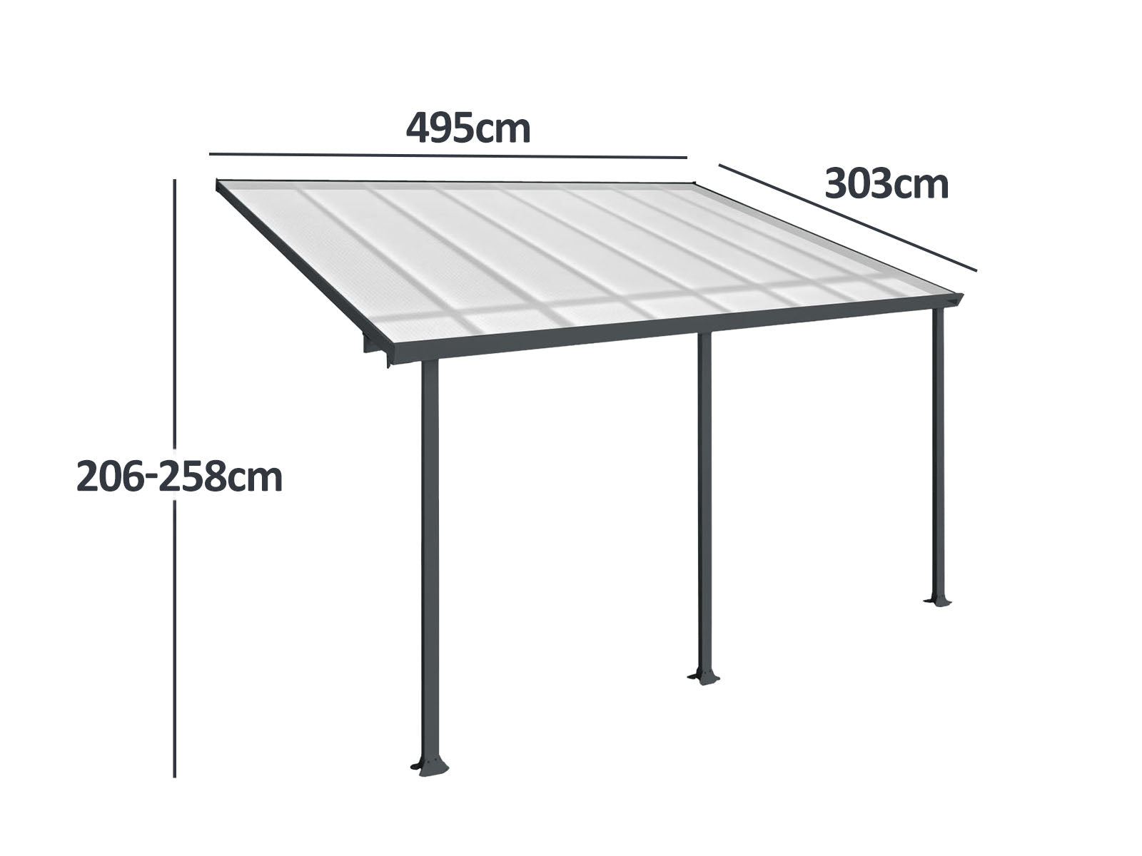 Patio Canopy 16X10Ft Pr7133 Patio Nz Depot 3 - Nz Depot