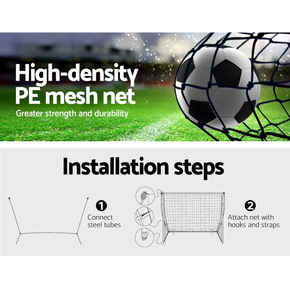 Portable Soccer Football Goal Net Kids Outdoor Training Sports 3.6M Xl Pr11079 Soccer Nz Depot 3 - Nz Depot