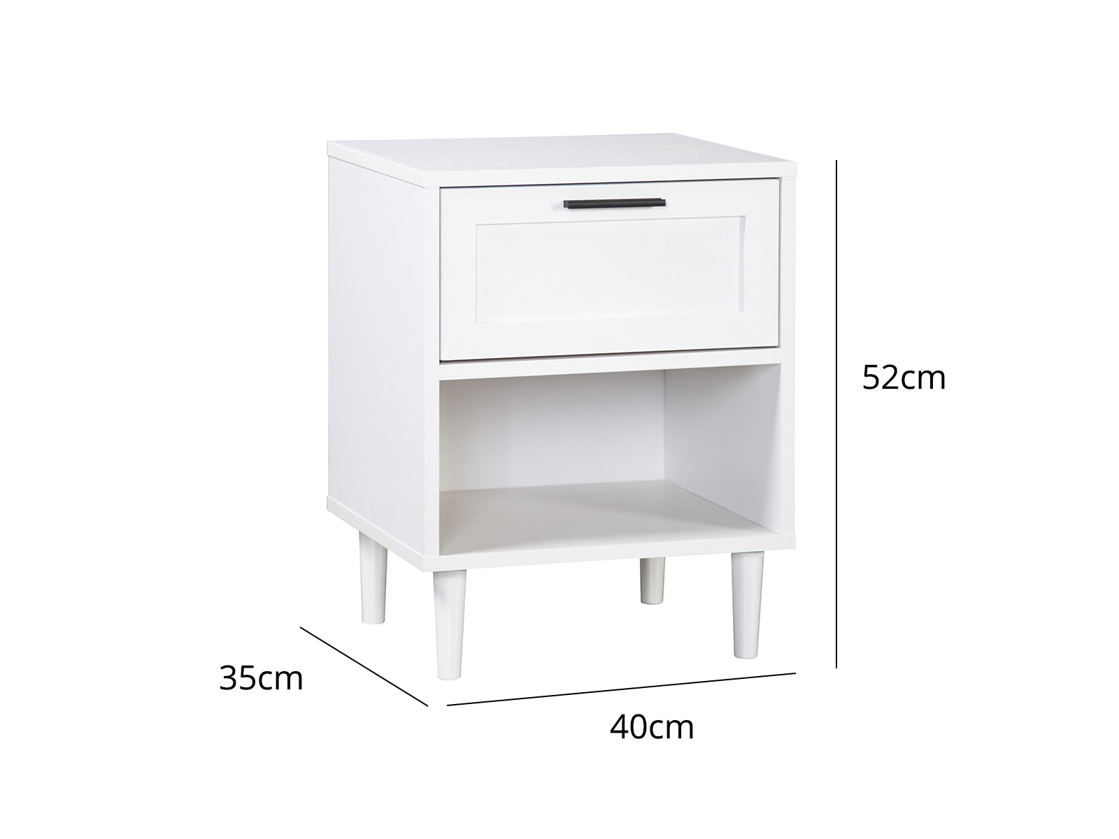 Rechteck Bedside Table Pr65846 Bedside Table Nz Depot 3 - Nz Depot