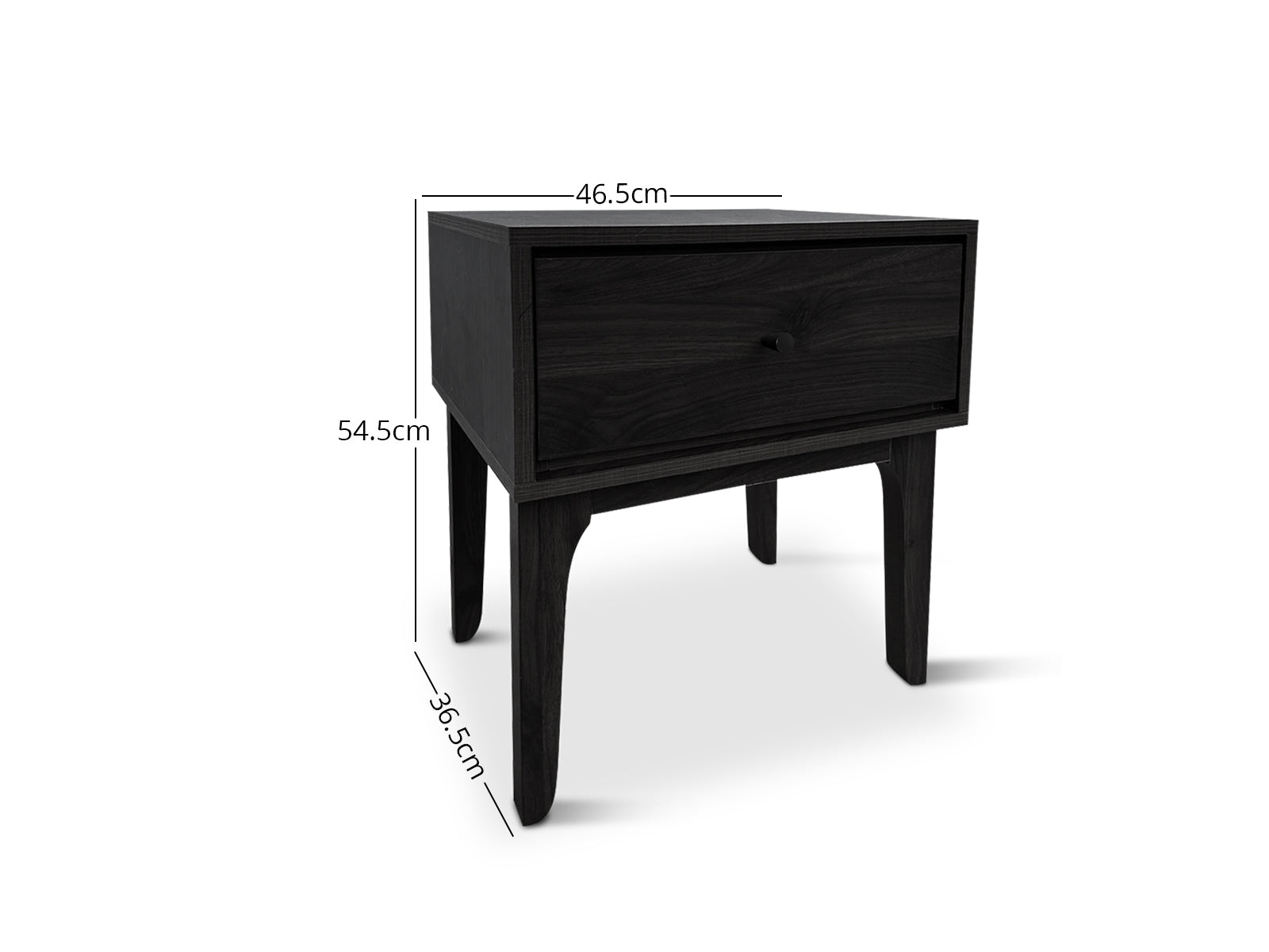 Samuel Bedside Black