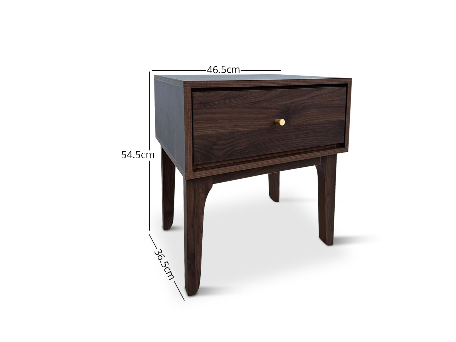 Samuel Bedside Walnut Pr65055 Bedside Table Nz Depot 3 - Nz Depot