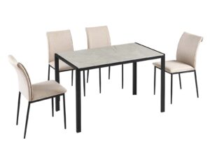 DS Issac 5PC Dining Set PR72037 Dining Tables NZ DEPOT