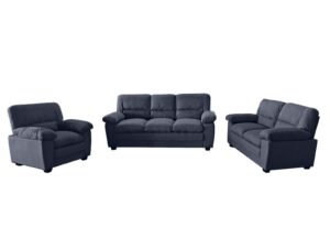 DS Verna Living Sofa Set Linen Black PR72090 Sofas Sectionals Sofa Beds NZ DEPOT