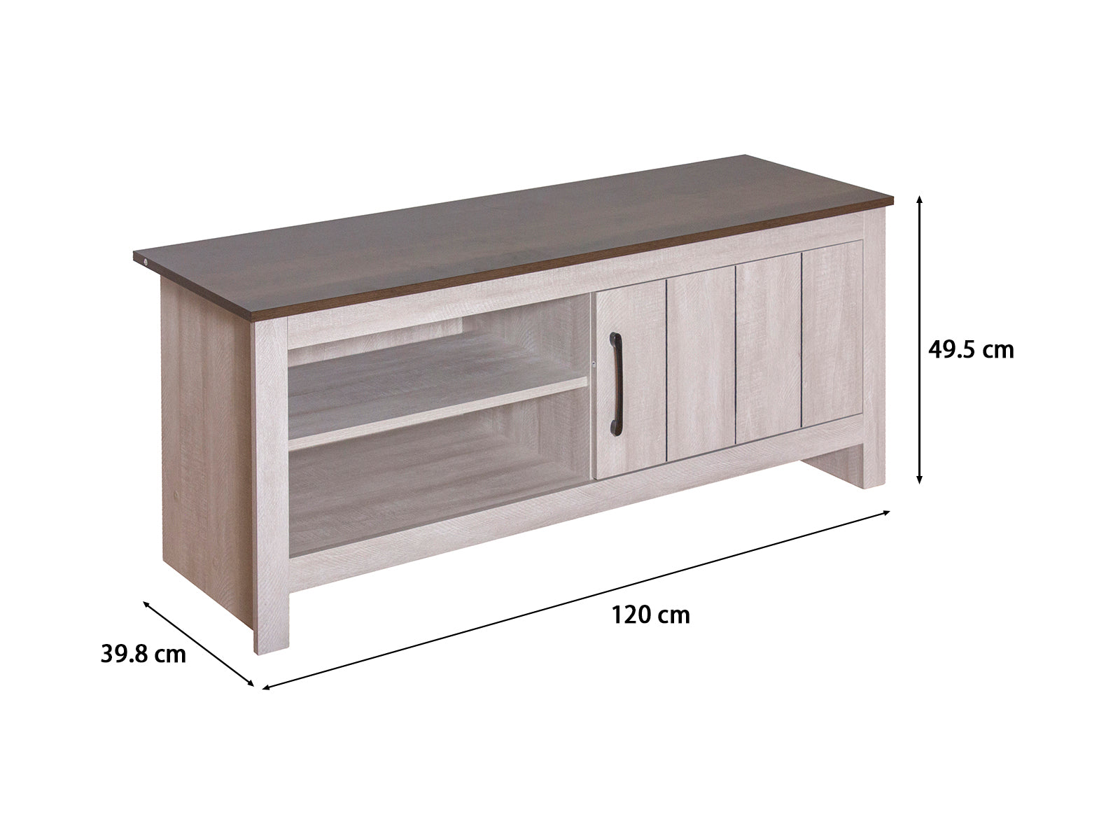 Lennart TV Stand 1.2m PR6650 Entertainment Units NZ DEPOT 5