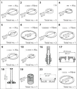 PMLX size 80 Overhaul kit Industrial Valves 027F0571