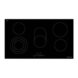 Parmco 900mm Ceramic, Black, 5 Burner Cooktop  I  Series 3 - NZDEPOT