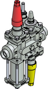 Valve station ICF 25 4 10RA 25 mm Connection standard ASME B 16.11 Industrial Valves 027L4077