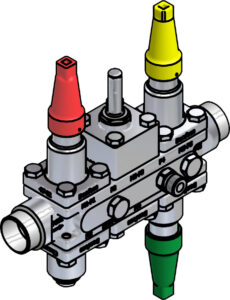 Valve station ICF SS 20 6 2HRB 32 mm Connection standard EN 10220 Industrial Valves 027L4759