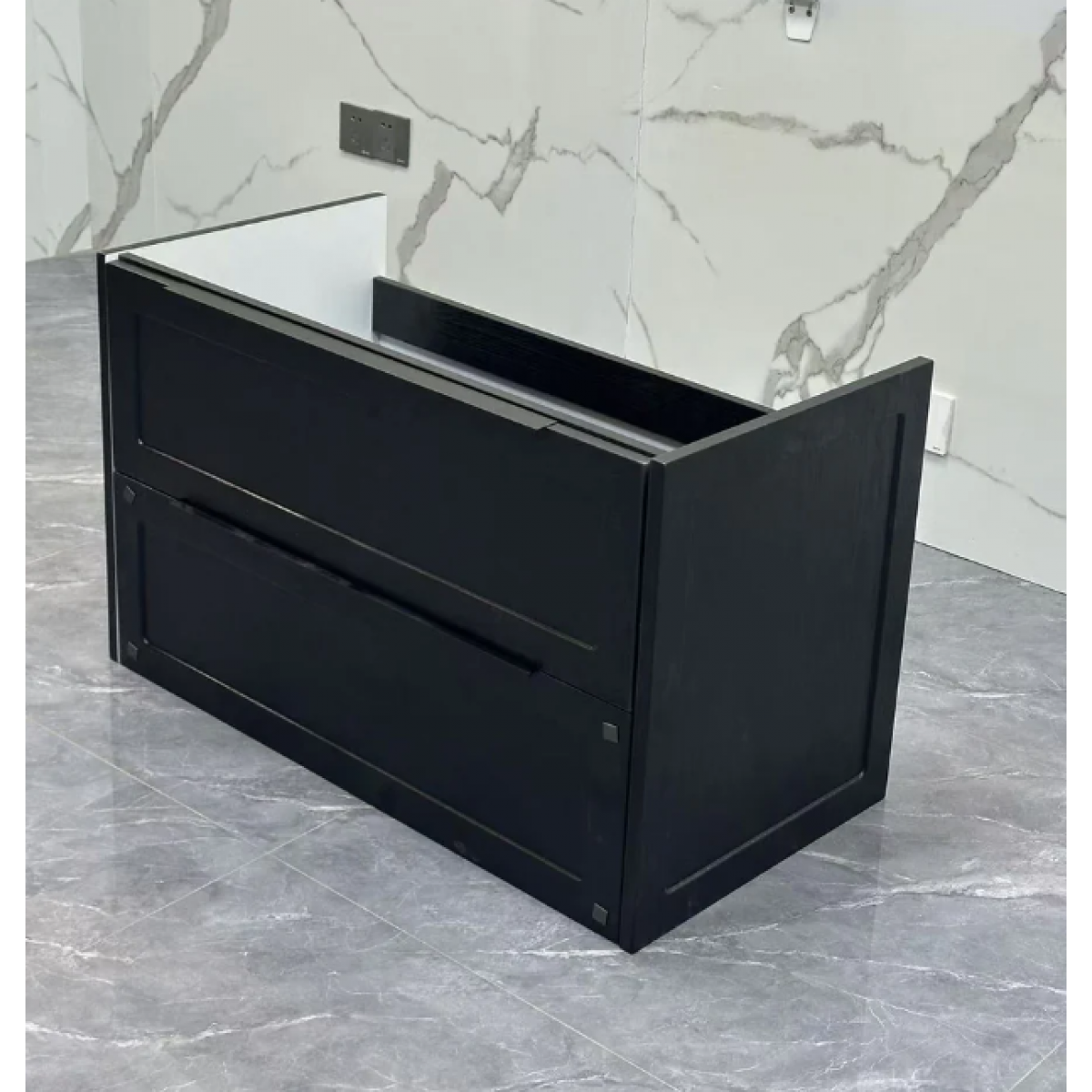 Vanity - Jess Series Wall Hung Black - 100% Water Proof, Wall Hung - NZ DEPOT