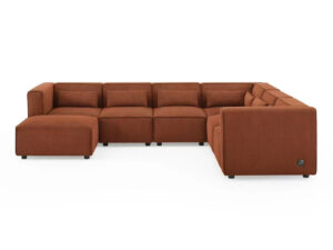 Xenia Modular Sofa Set orange PR72027 Sofas Sectionals Sofa Beds NZ DEPOT