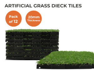 Artificial Grass 3030cm multi color pile height 20mm pack of 12 PR72013 Artificial Grass NZ DEPOT