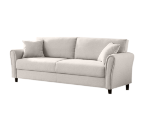 Cozza Linen Sofa Cream PR65465 Sofas Sectionals Sofa Beds NZ DEPOT