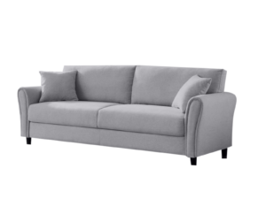 DS Cozza Linen Sofa Light Grey PR72087 Sofas Sectionals Sofa Beds NZ DEPOT