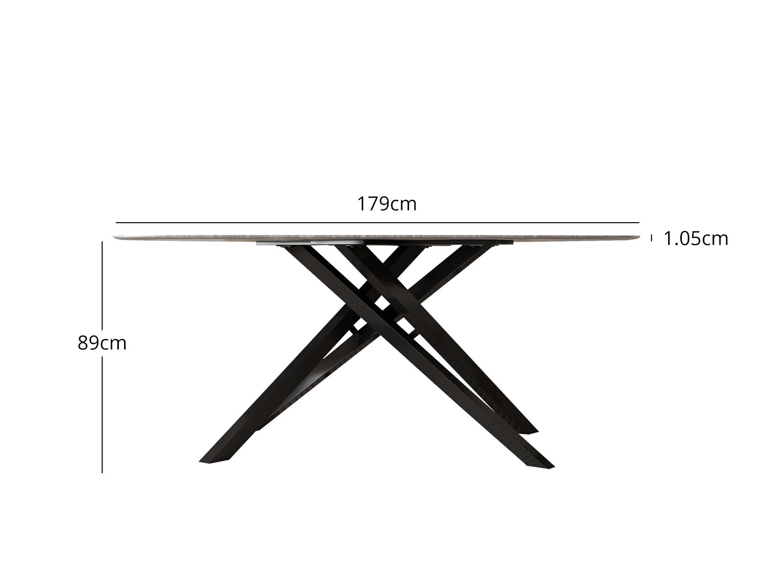 DS Moira Dining Table Ceramic Top PR72067 Dining Tables NZ DEPOT 3