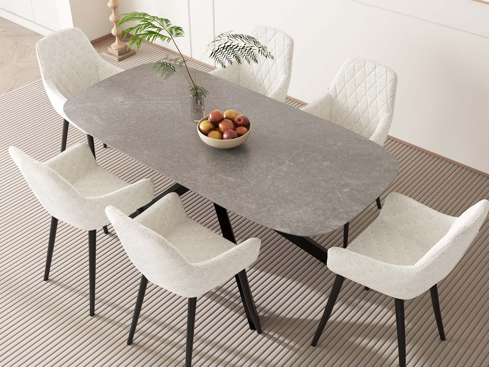 DS Moira Dining Table Ceramic Top PR72067 Dining Tables NZ DEPOT 8