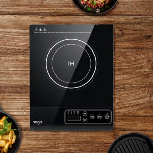 SOGA 2X 35.5cm Cooktop Electric Smart Induction Cook Top Portable Kitchen Cooker Cookware, Electronics & appliances, appliances, large appliances, cooktops, induction cooktops,  - NZ DEPOT 2