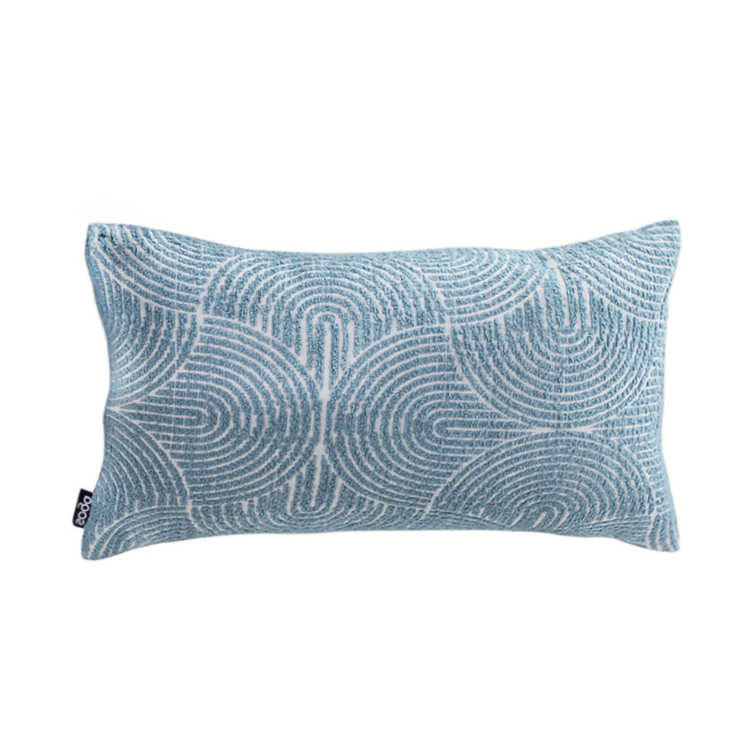 SOGA 35cm Blue Throw Pillow Geometric Indoor and Outdoor Corded for Home Decor, Furniture, Living Room Furniture, Occasional Chairs, , ,  - NZ DEPOT 1