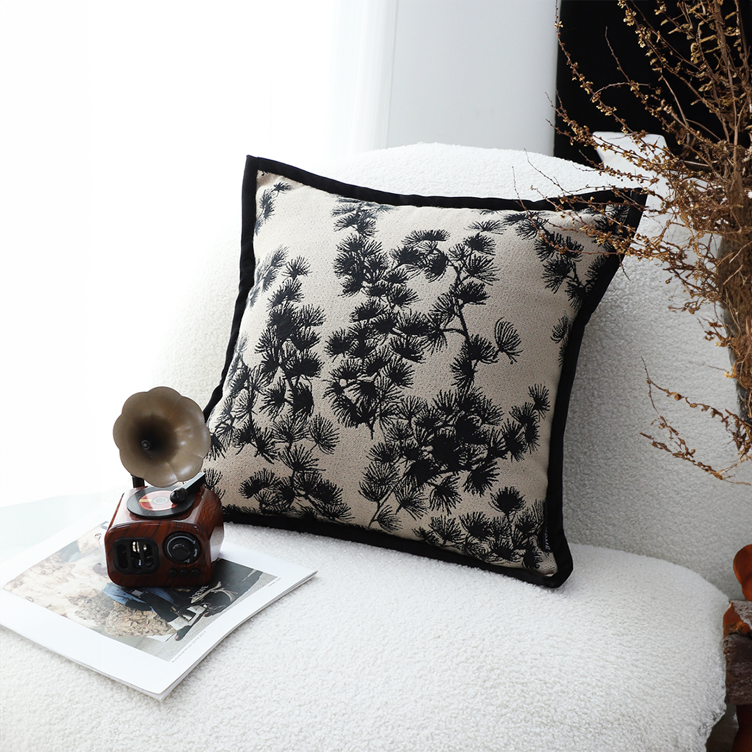 SOGA 45cm Throw Pillow Black and White Wide Border Square Pillow Stylish Decorative Cushion Living Room, Furniture, Living Room Furniture, Occasional Chairs, , ,  - NZ DEPOT 6