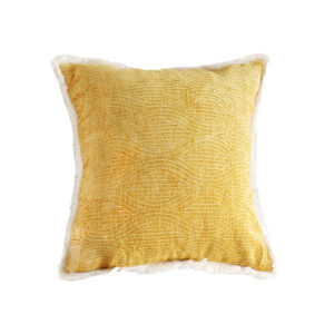 SOGA 50cm Throw Pillow Turmeric Yellow Aesthetic Chenille Texture for Home Decor, Furniture, Living Room Furniture, Occasional Chairs, , ,  - NZ DEPOT 1