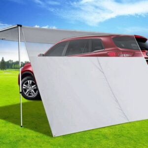 Car Awning Pull Out Retractable Tent 2.5X2M Grey