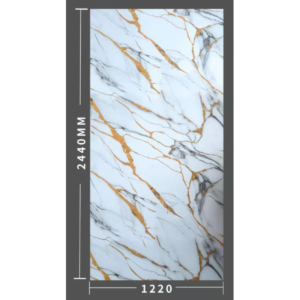 PVC UV Marble Stone Board - Salter Color, Waterproof decorative sheet - NZ DEPOT