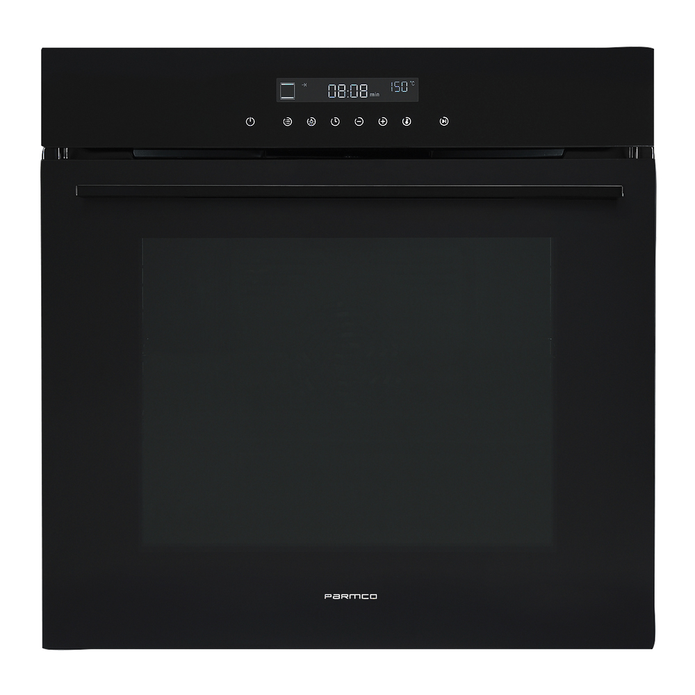 Parmco 600mm Pyrolytic, Black, 12 Function Oven - NZDEPOT