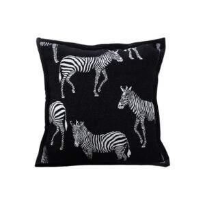 SOGA 50cm Throw Pillow Black Light Luxury Zebra Square Pillow for Home Decor FrenchCushion343 NZ DEPOT