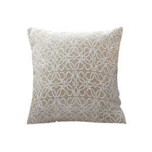 SOGA 50cmThrow Pillow White and Beige Geometric Pattern Accent for Home Decor FrenchCushion337 NZ DEPOT